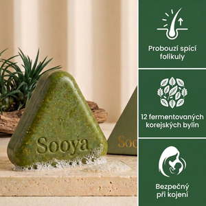 Korejský rituální tuhý šampon Sooya