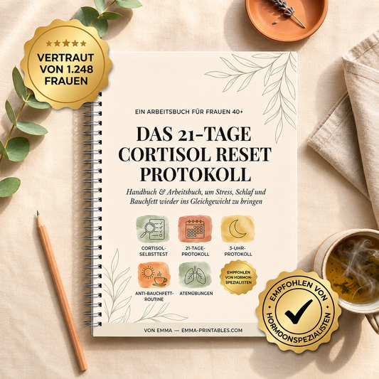 Das 21-Tage Cortisol Reset Protokoll – Handbuch & Arbeitsbuch