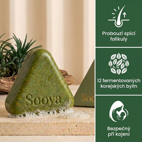 Korejský rituální tuhý šampon Sooya