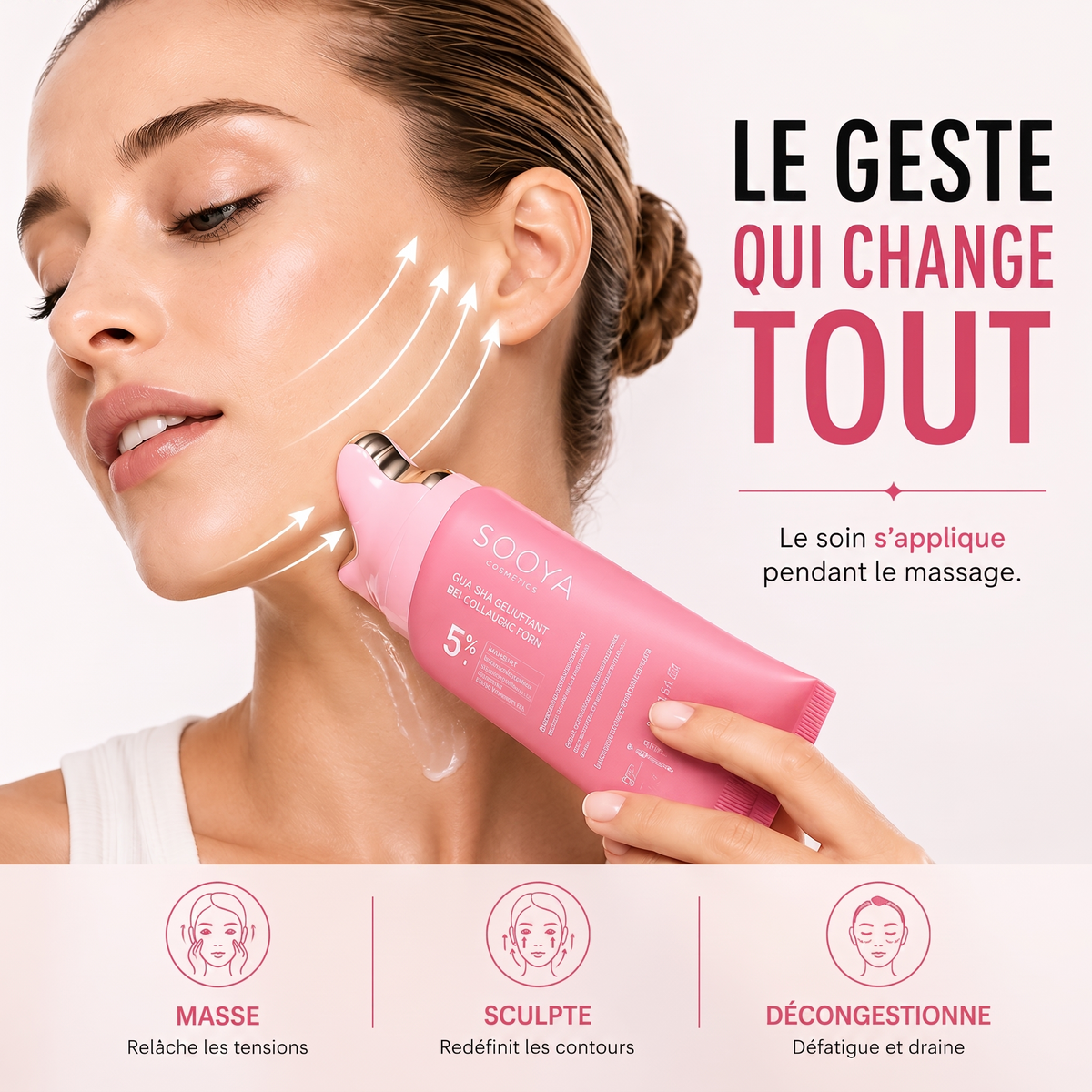 Le geste qui change tout, le soin s applique pendant le massage